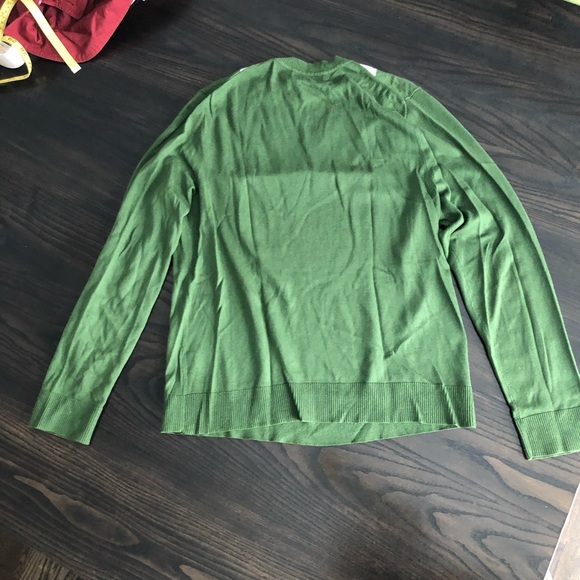 Banana Republic Diamond Knit Argyle V Neck Sweater - Picture 4 of 5